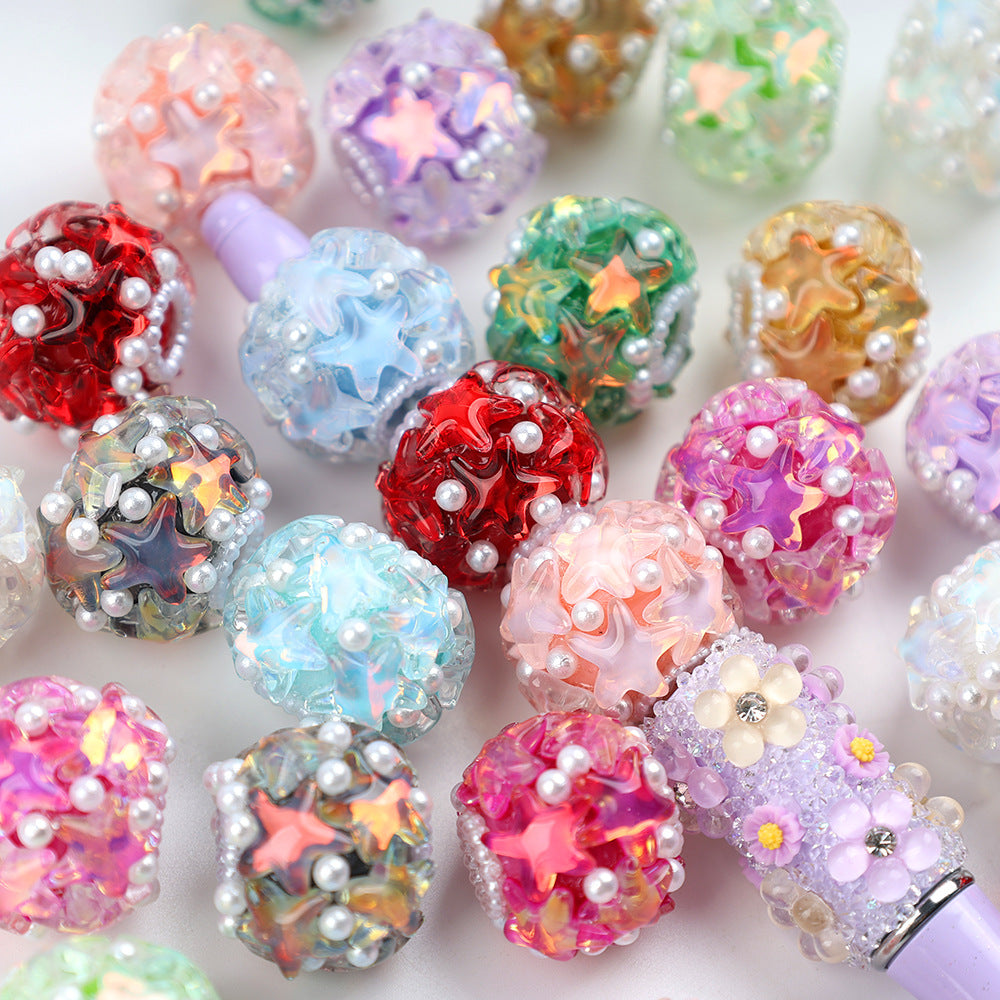 Star Crystal Spherical Beads
